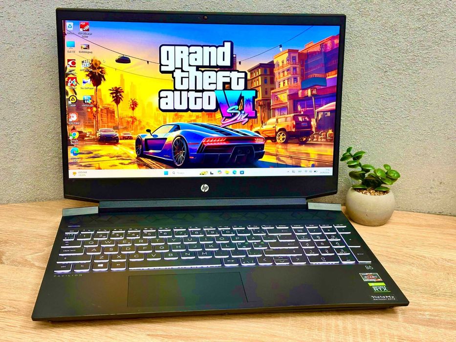 HP Pavilion Gaming 15.6" Ryzen 5-5600H/16Gb RAM/1Tb SSD/RTX 3050 TI 4Гб 128-Bit GDDR6/0% ЗНОС АКБ! Львів,Гарантія 3місяці/Ігровий Ноутбук/OMEN/rog/del