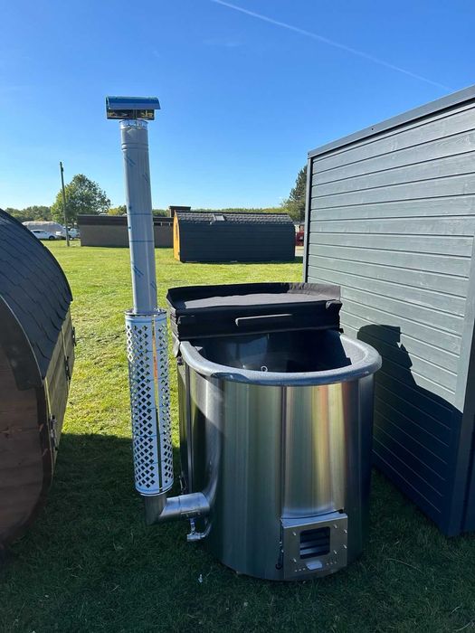 BALIA OWAL LUX - z piecem zewnętrznym -hot tub, spa, jacuzzi