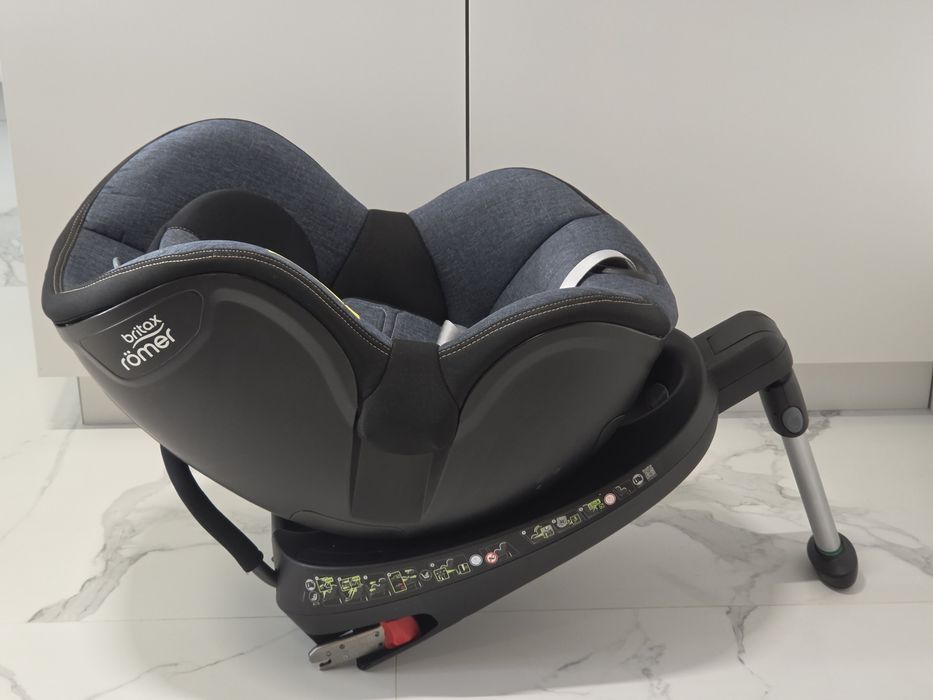 Britax Römer Dualfix 2 R Blue Marble | поворотне 360° | ISOFIX | 0-4 роки