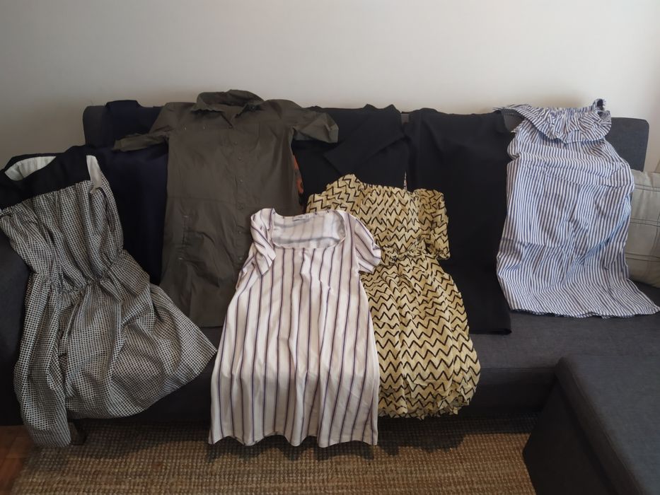 Lote de 8 vestidos tam XS