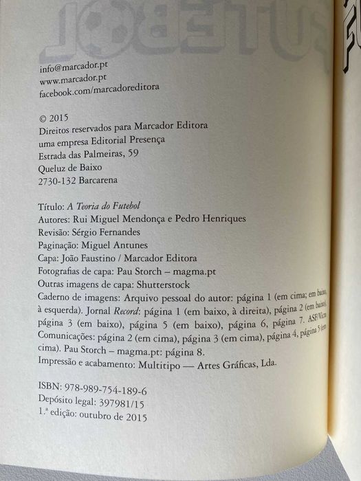 A Teoria do Futebol, de Rui Miguel Mendonça e Pedro Henriques