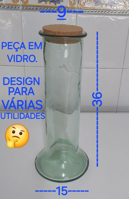 UTENSÍLIO EM VIDRO MULTIUSOS.Casa,Decoração,Quarto,Cozinha,Loja.