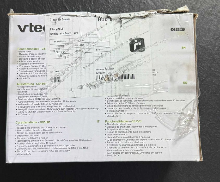 Telefon bezprzewodowy VTech CS1501