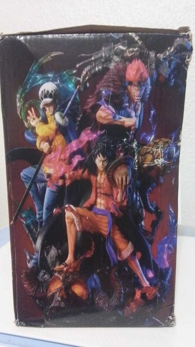 Figura Colecionável One Piece Trio Luffy Law Kid – Estátua 3D