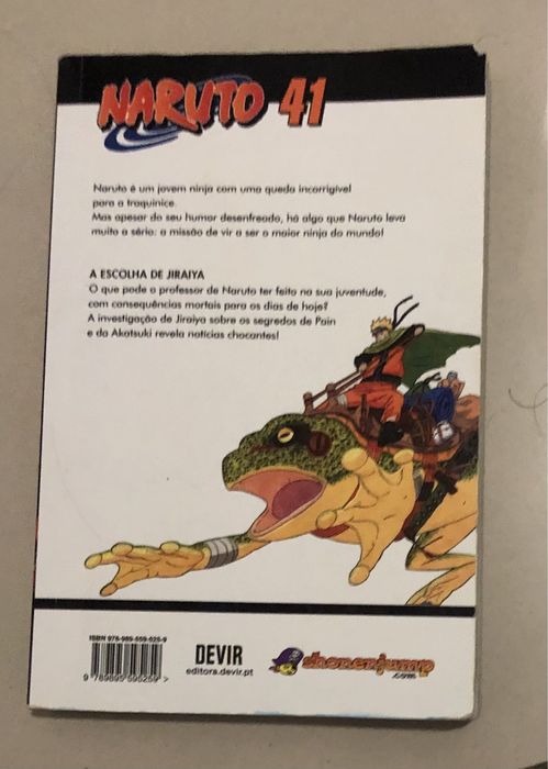 Mangá de Naruto shipuden 41