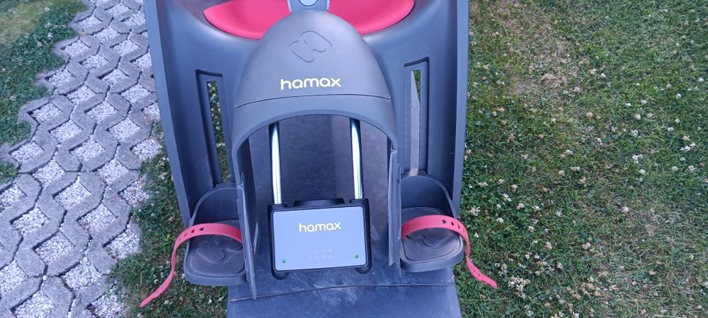 Fotelik rowerowy Hamax Buddy ładny, funkcjonalny