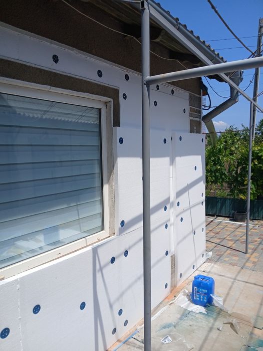 Утепление стен,фасадные работы,караед,структура,строительные работы