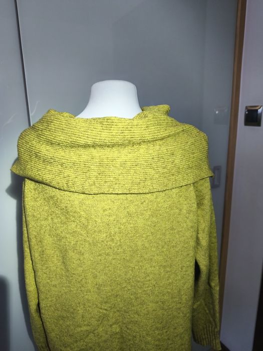 Sweter golf damski limonkowy M/38/10 N.Every Day
