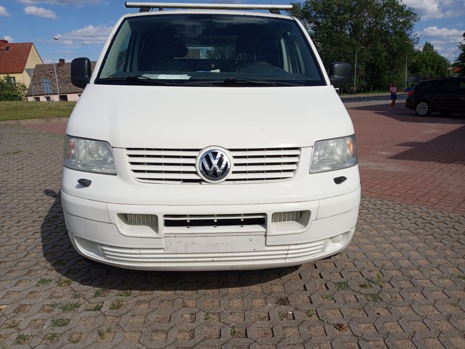 VW transporter 2008 4motion 4×4 klima Webasto 2boczne drzwi