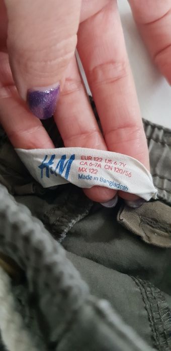 Spodnie H&M roz. 122