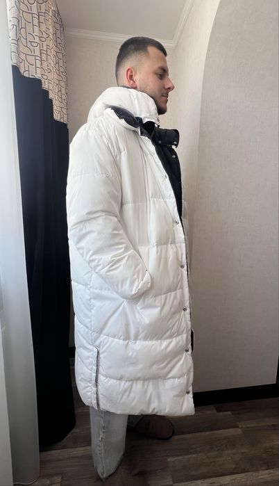 Пуховик зимовий чоловічий подовжений tommy hilfiger