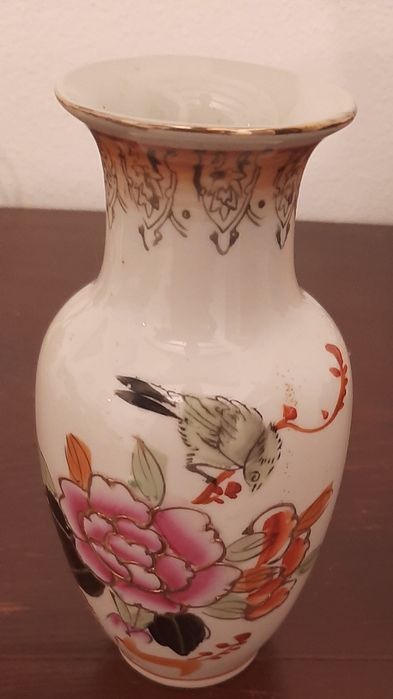 Vaso decoração chinesa anos 70