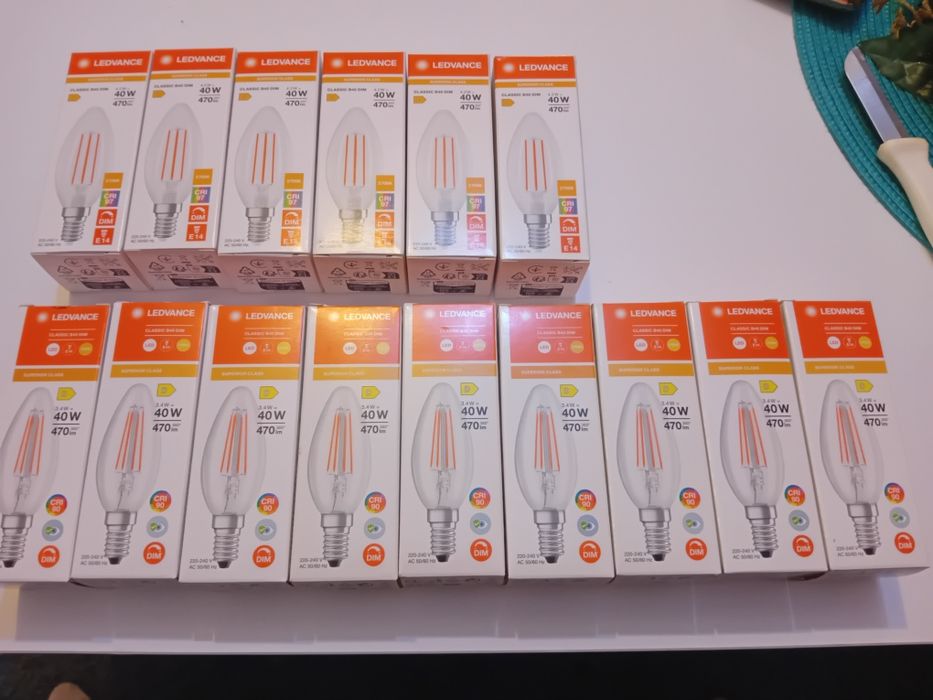 Żarówki E14, premium, DIM, naturalna barwa światła
