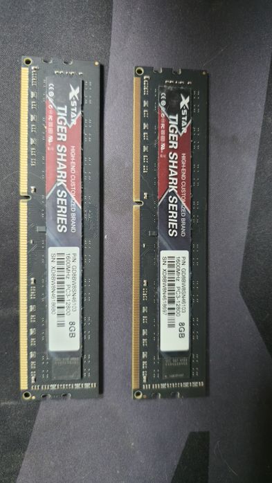 Pamięć RAM DDR3 16GB (2x8GB) XStar 1600MHz – dual channel