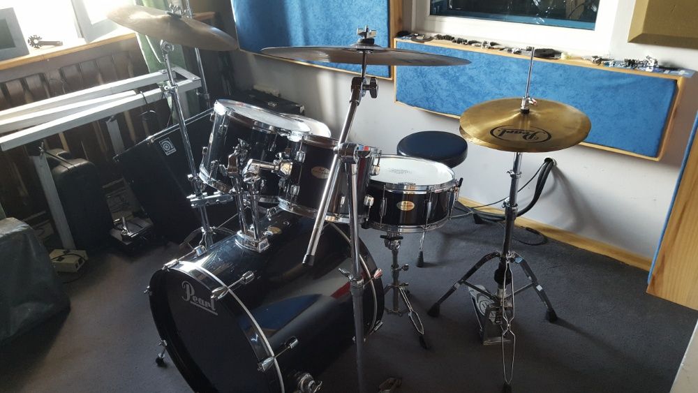 PEARL lata 90', super brzmienie-komplet-perkusja nastrojona!