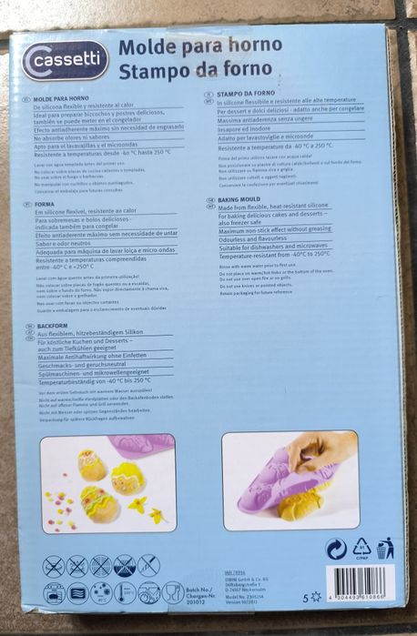 Moldes de silicone - Ovo