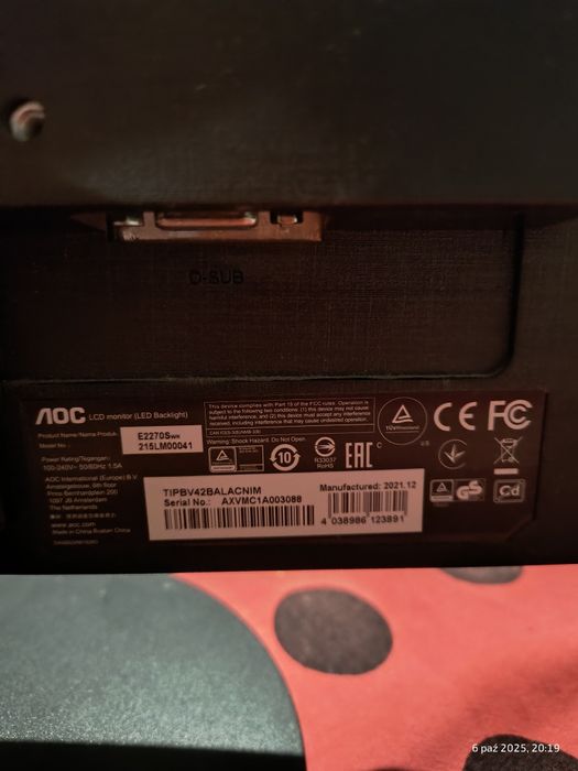 Monitor AOC używany