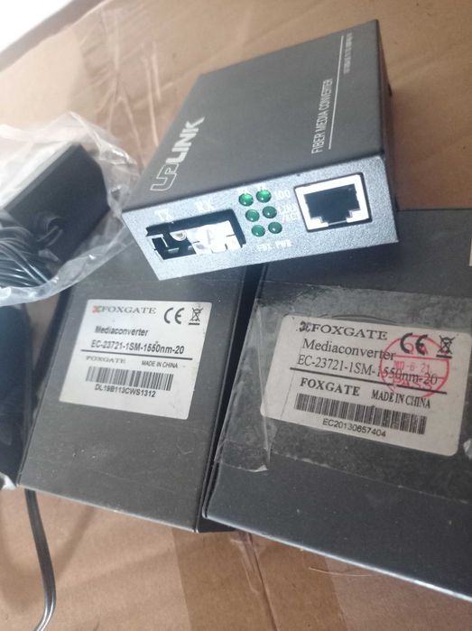 Медіаконвертер 1550 і 1310