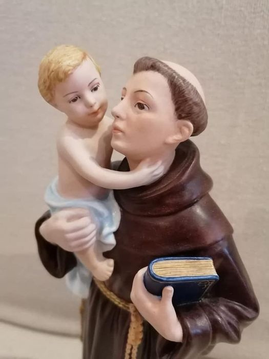 Escultura em Biscuit - Santo Antonio Trajes Regionais, Vista Alegre