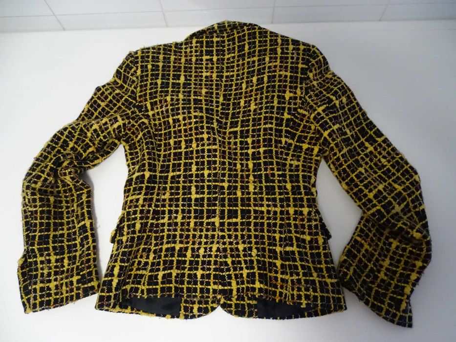 Casaco curto (blazer) de xadrez Ana Sousa (NOVO)