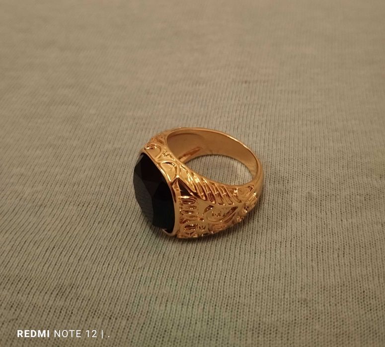 Sygnet pozłacany 18k