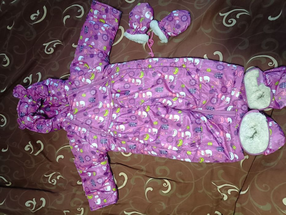 Дитячий комбінезон-трансформер 3в1 зима/демі