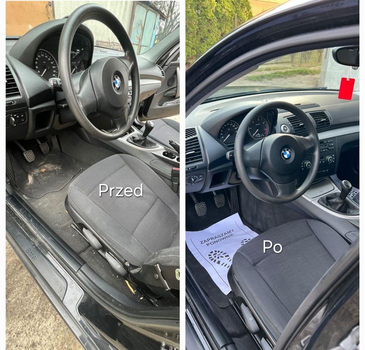 Profesjonalne czyszczenie wnętrza samochodu!