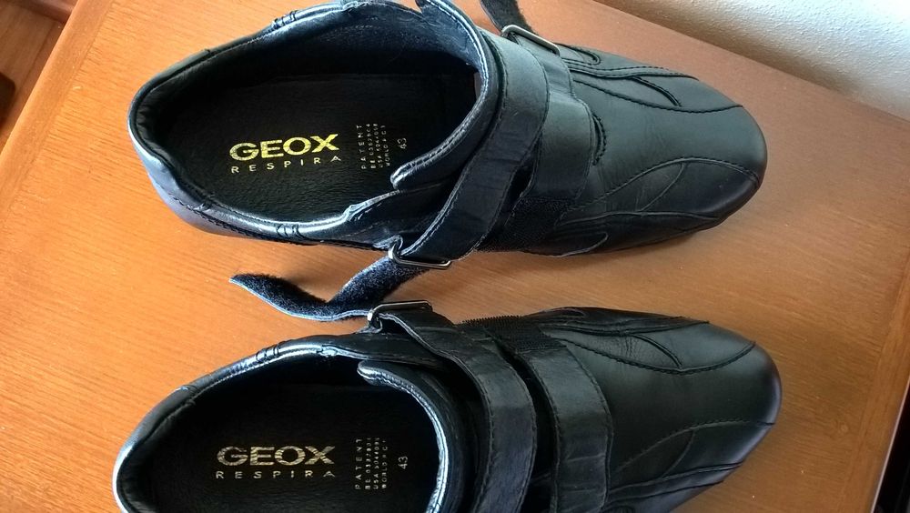 sapatos GEOX U Symbol D em couro (tamanho 43/seminovos)