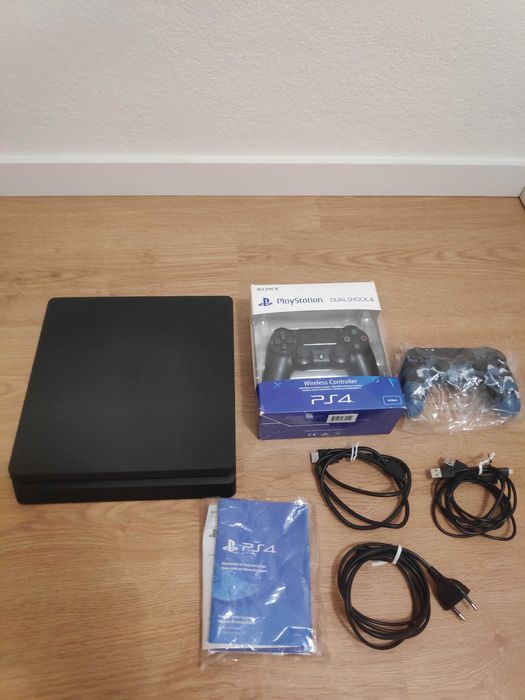 ps4 com caixa como nova