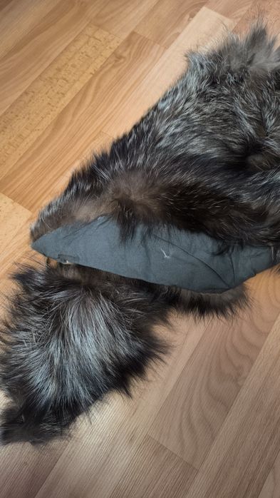 Воротник натуральный чернобуркадлина 125 см