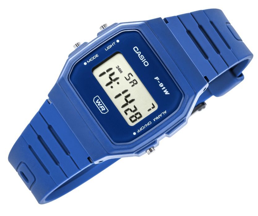 Zegarek CASIO Unisex F-91WB-2A1DF + BOX prezent