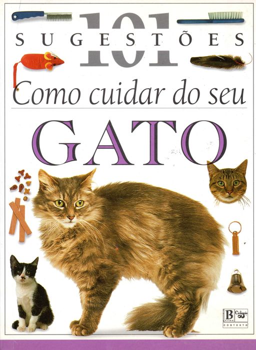 GATOS - Lote de livros sobre Gatos