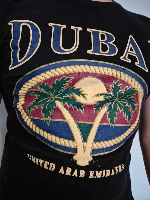 T-shirt męski czarny Dubai r. M