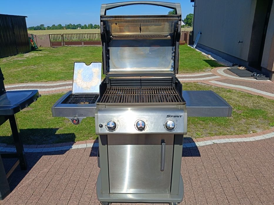 Grill gazowy konkret weber   tanio ciężki