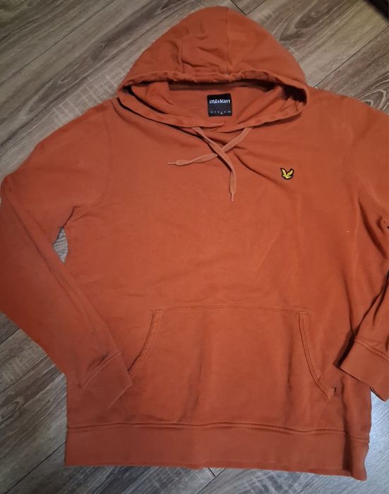 pomarańczowa bluza z kapturem Lyle & Scott