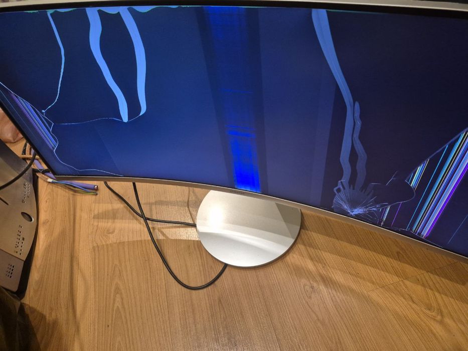 Монітор Samsung 34" C34F791WQI + блок живлення на запчастини
