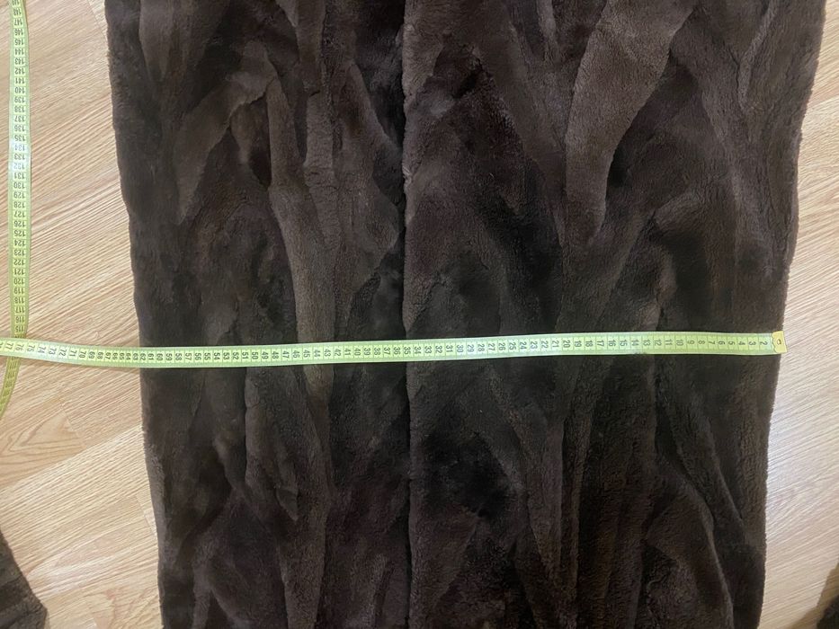 Шуба натуральна стриженого бобра