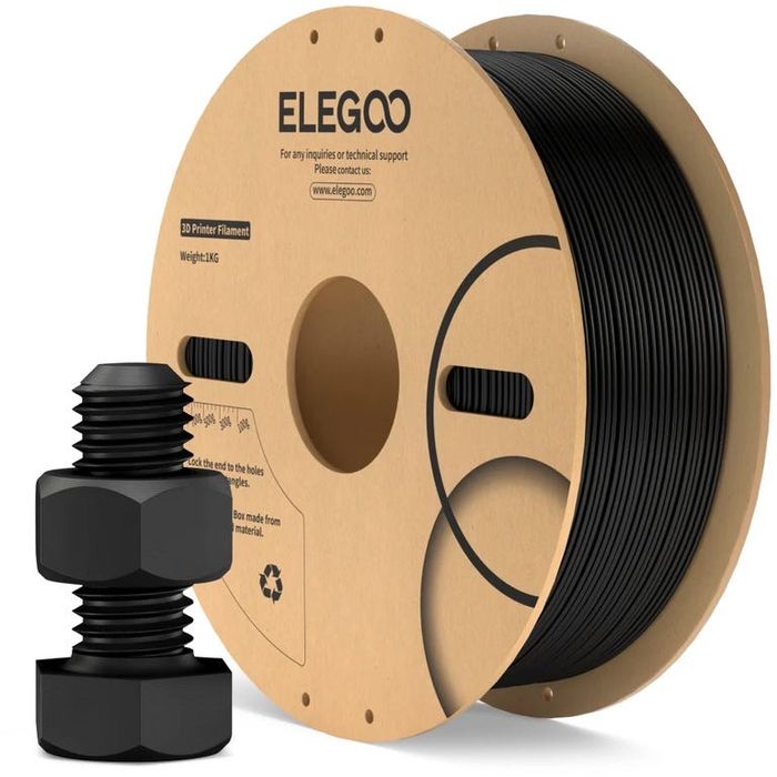 Filament do drukarki 3d elegoo 1kg abs 1.75 mm czarny black
