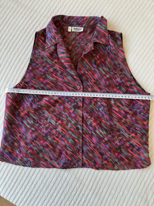 Marella 100% pure silk top size 36