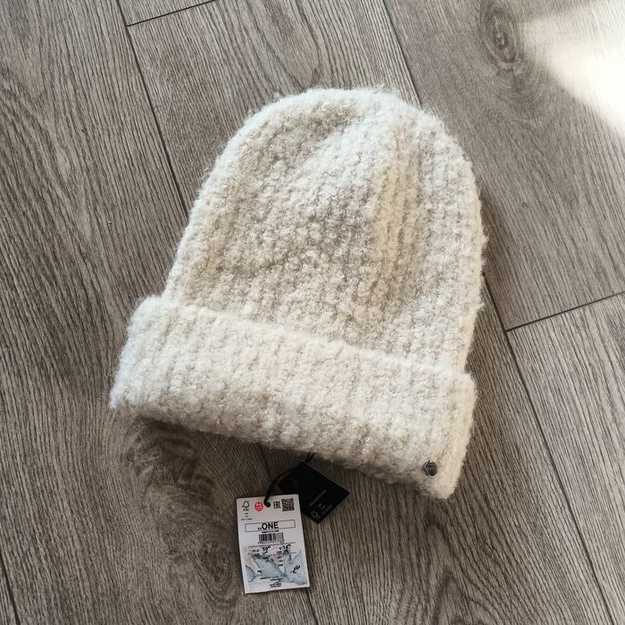 Kremowa czapka Mohito z dodatkiem wełny, Uni
