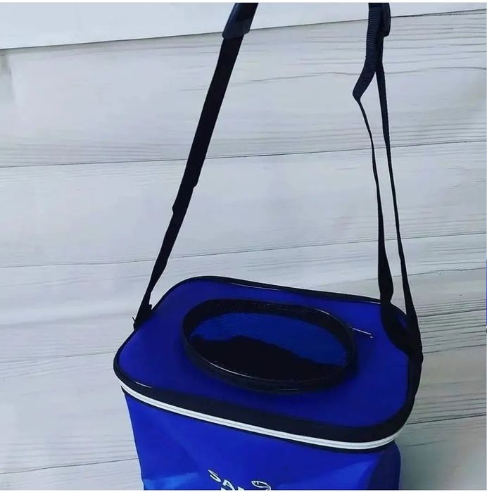 Сумка для рыбы Sams Fish ЭВА с отверстием для живца и замеса 30×20×20