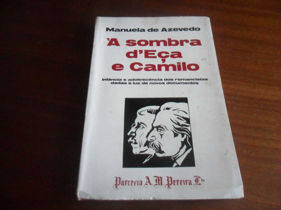 "À Sombra d  Eça e Camilo" de de Manuela de Azevedo - 1ª Edição 1969