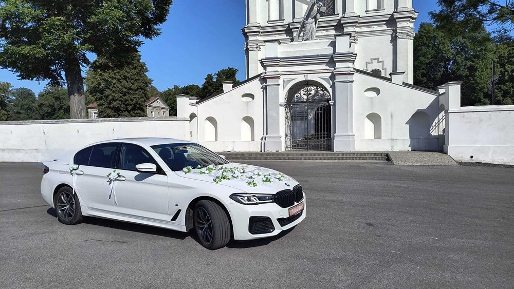 BMW 5 G30 auto do ślubu/imprez okolicznościowych