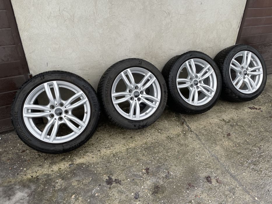 (161) Koła, Felgi 5x112 17” Germany, Audi, Bridgestone