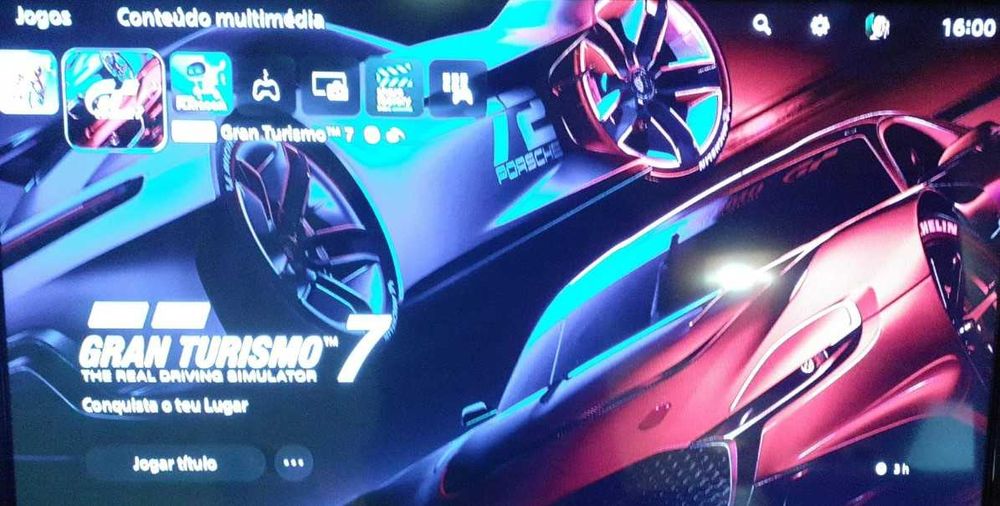 PlayStation 5 com leitor , 2 comandos e 5 jogos