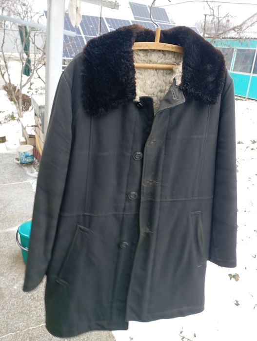Тулуп , овчина натуральна . стан нового