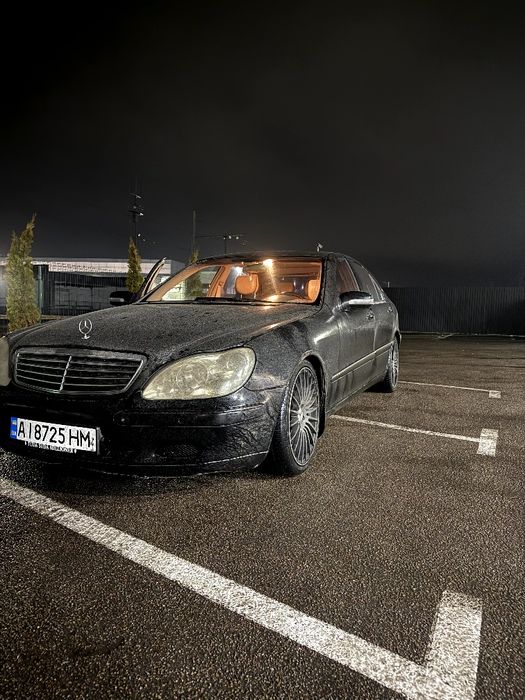 Mercedes w220 s500 на пружинах