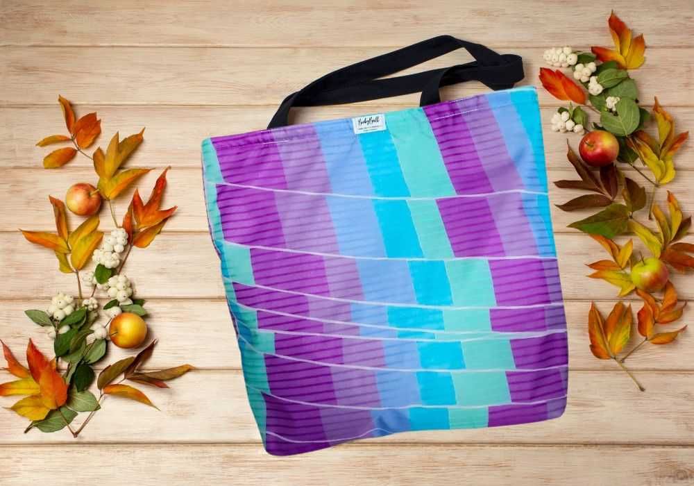 Elegancja i Styl na Codzienne Zakupy – Torba na zakupy „PASTEL”