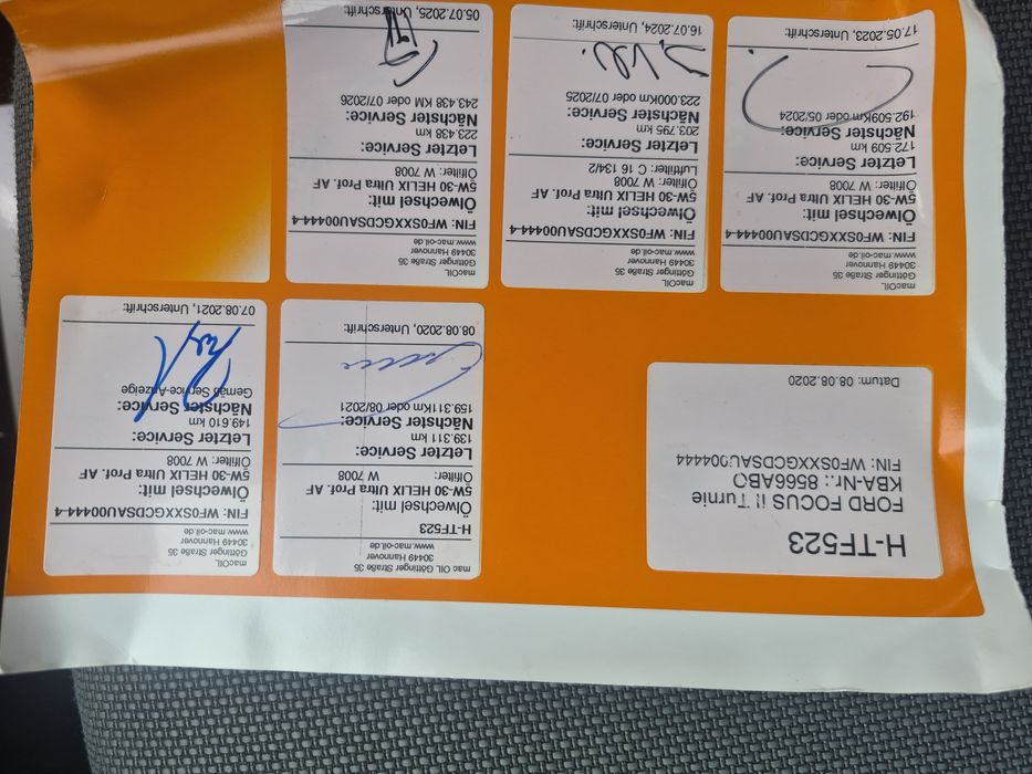 Focus lift 1,6 benzyna 2010r