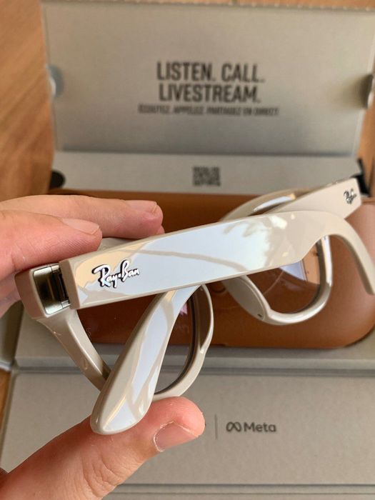 Окуляри Ray-Ban Meta Skyler Shiny Chalky Gray Transitions Sapphire